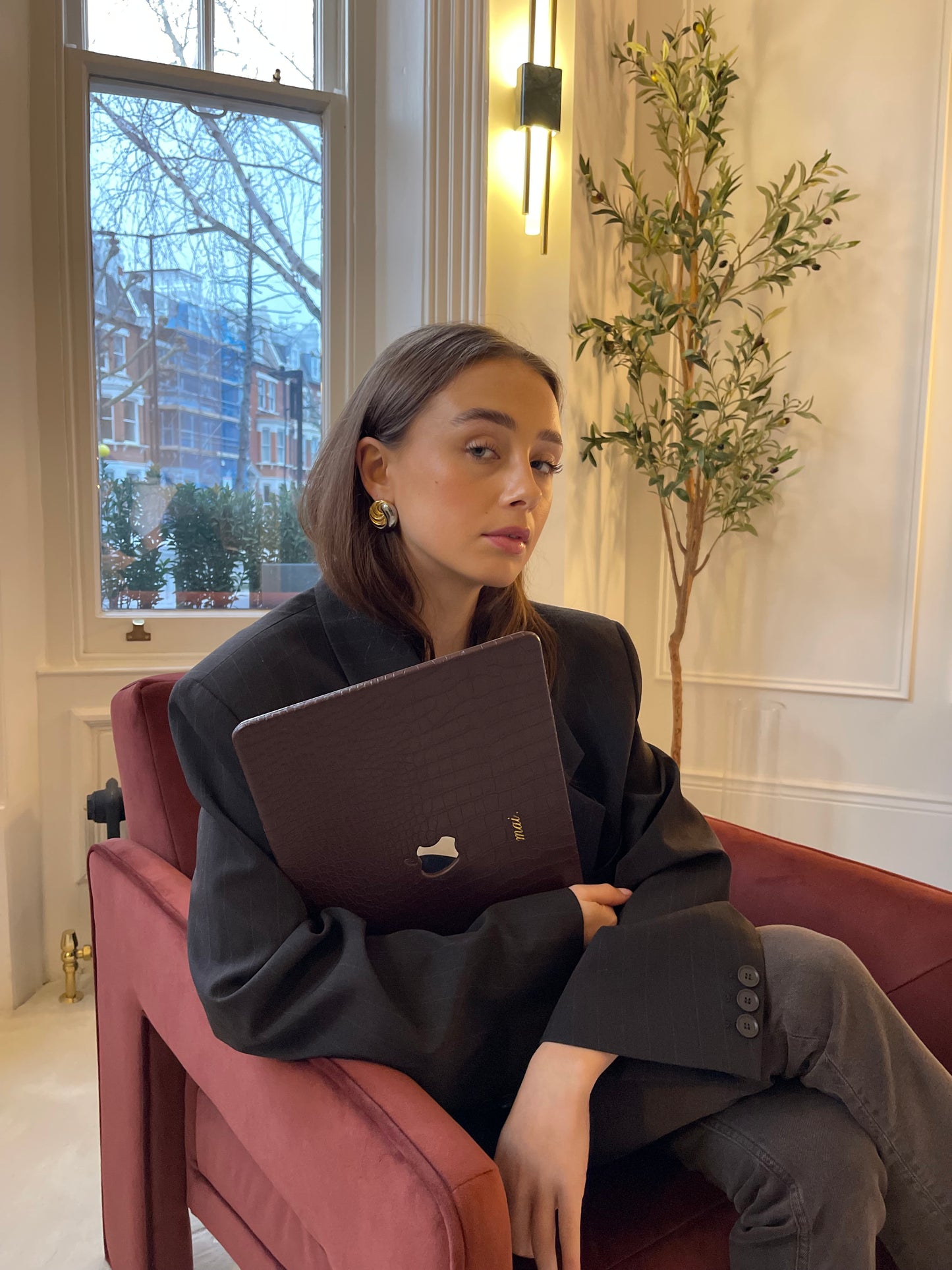 Luxe laptop case - Coco